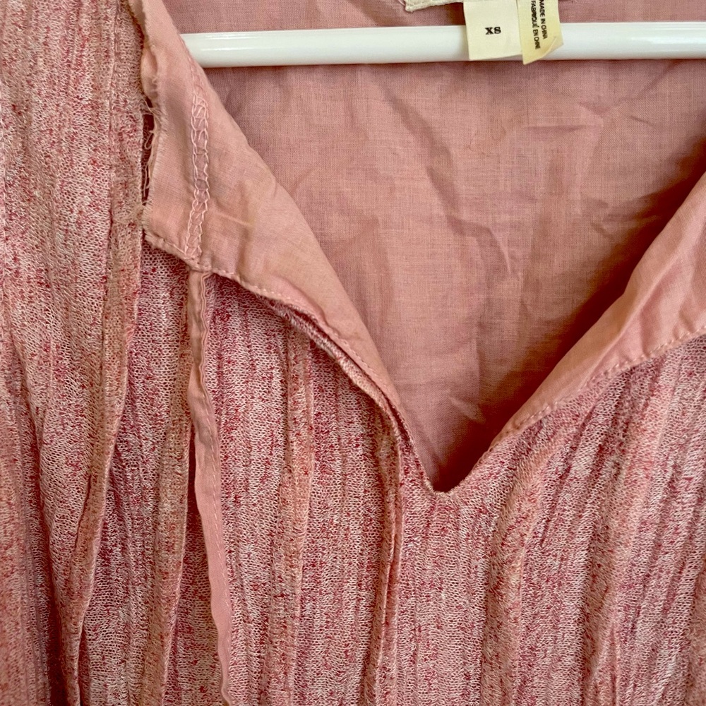 Anthropologie Meadow Rue Pink Tank Size XS - Picture 2 of 5